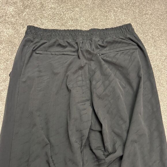 Athleta Brooklyn Jogger Pants Womens 12 Tall Black Zip Pockets Athletic 32x32 - Picture 14 of 16